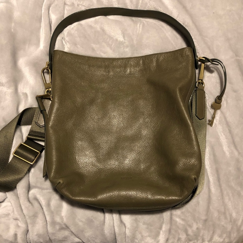 LIKE NEW Fossil Maya Small Hobo Bag